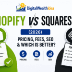 Shopify vs Squarespace comparison 2026