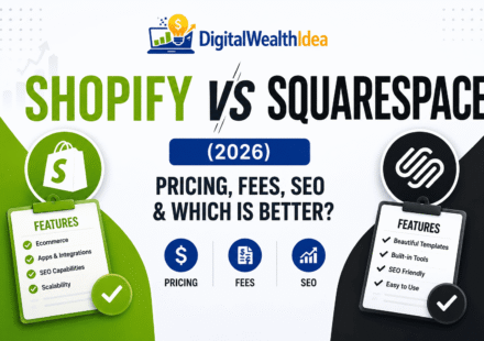 Shopify vs Squarespace comparison 2026